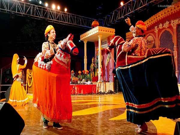 Devotional Kawadi dance ceremony